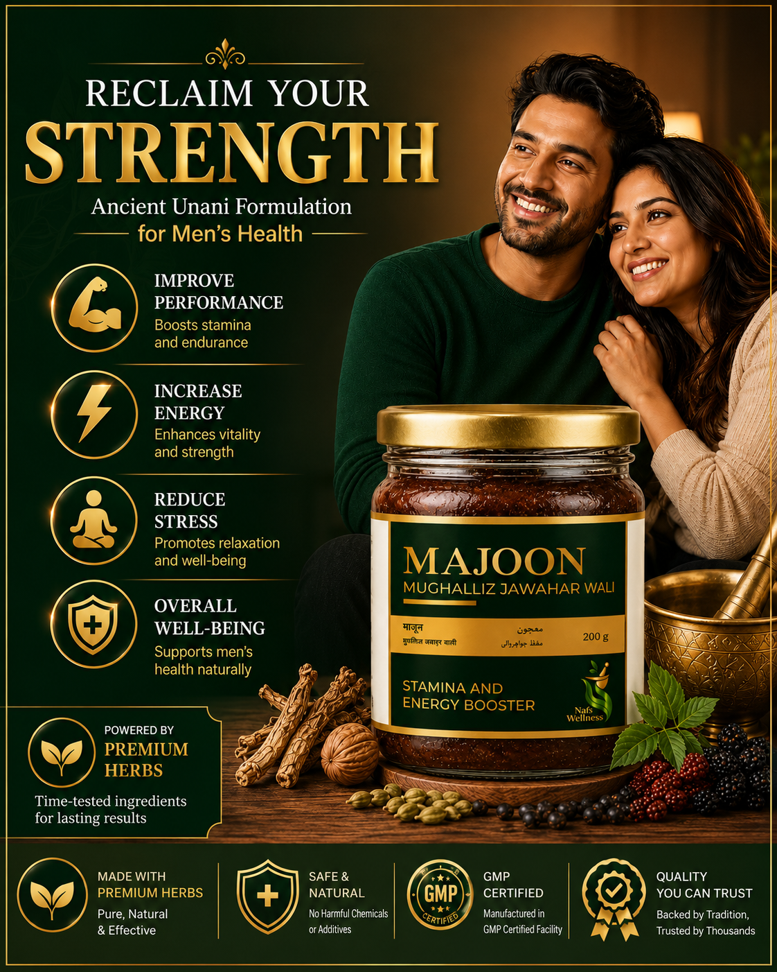 Nafs Wellness Majoon Mughalliz Jawahar Wali